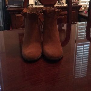 Crown and Ivy suede mini boots